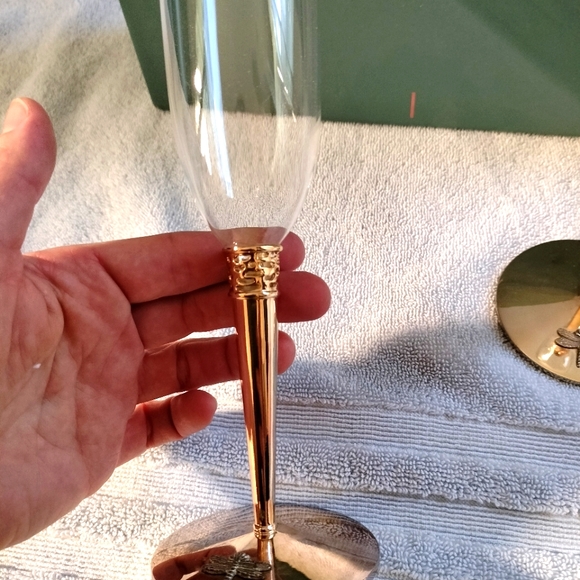 Kate Spade champagne flutes - Picture 6 of 10